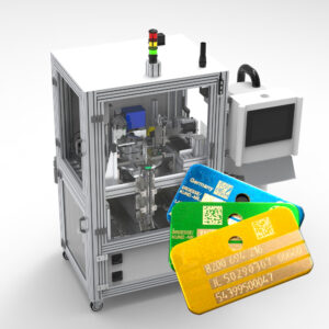 Typenschild Laser und Nadelpräger Automatisierung